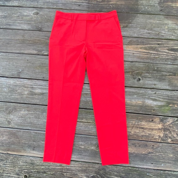 Gianni Bini Red trousers slacks professional pants size 0 - Picture 4 of 15